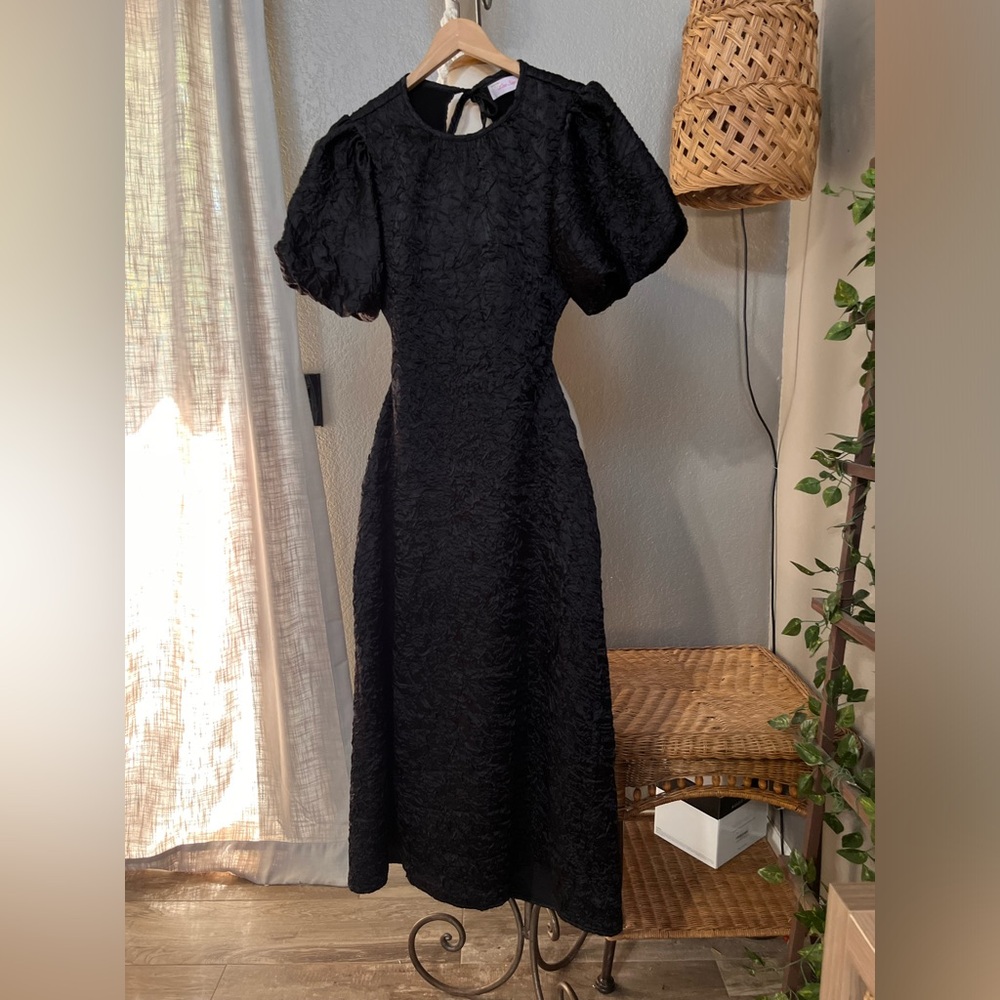 ▪️Lisa Says Gah Gwen Midi Dress in Black S - Picture 8 of 16